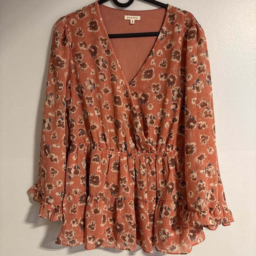 JODIFL Women's Floral Blouse - Boutique Style